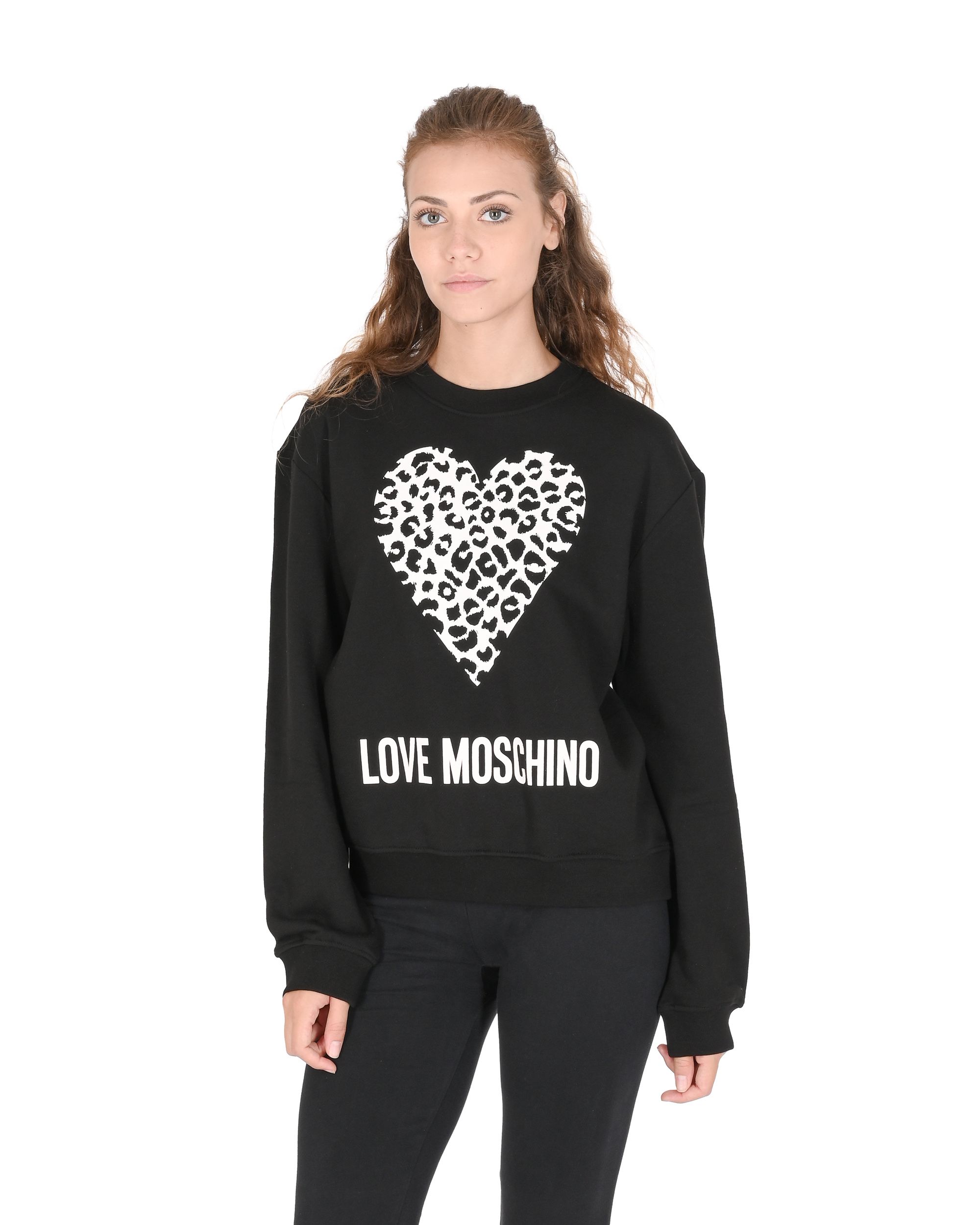 Love moschino sweatshirt black on sale